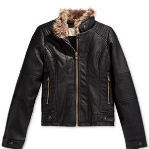Jessica Simpson kids size 7/8 faux leather jacket